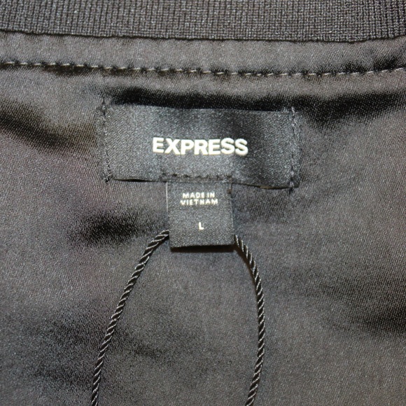 Express satin bomber jacket (women’s L) (NWT) - Picture 13 of 16